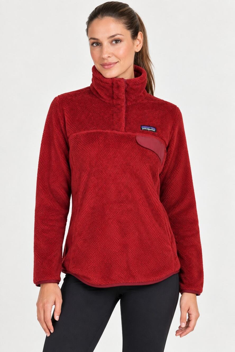 Patagonia Re-Tool Snap-T Red Pullover Sweater Large